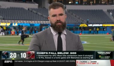 NFL Countdown | Chiefs devil magic is OVER - Jason Kelce blast Mahomes & Travis after lost to Texans