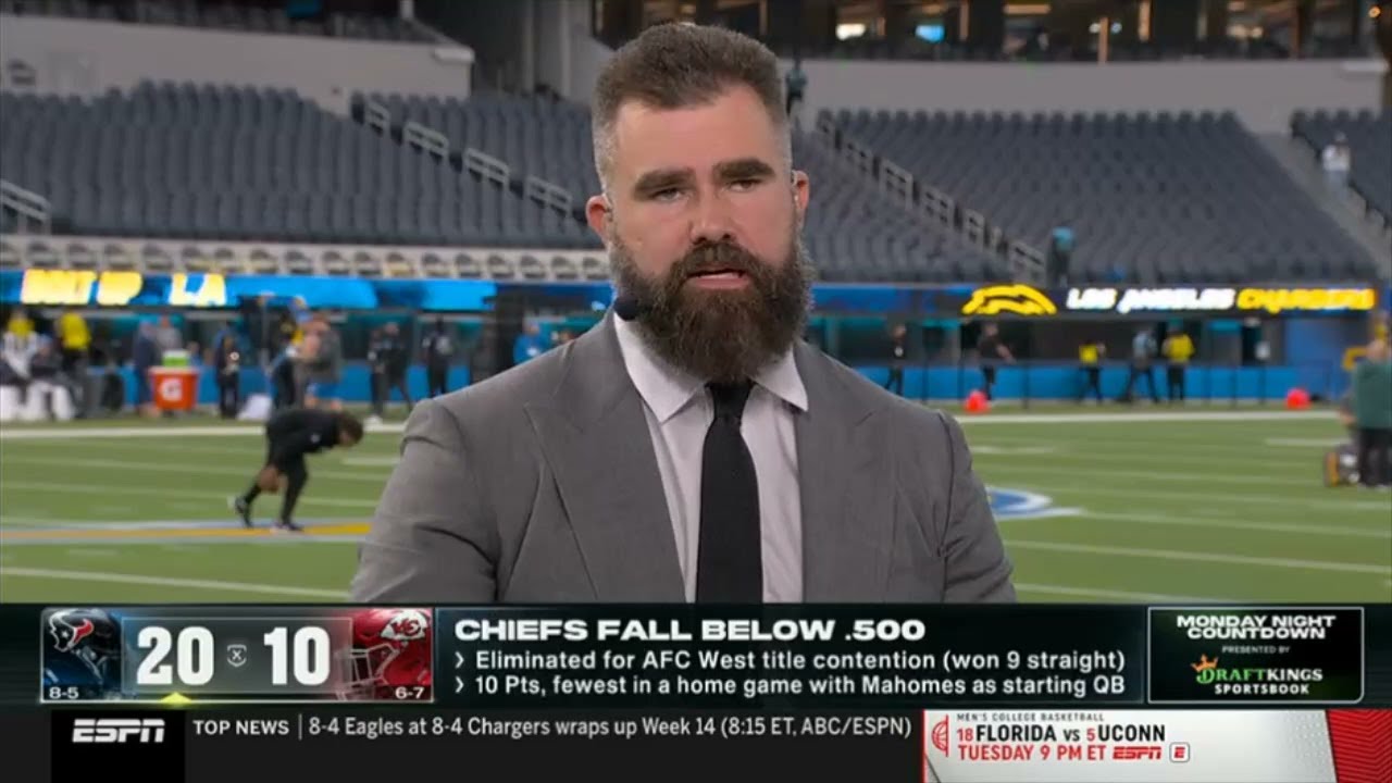 NFL Countdown | Chiefs devil magic is OVER - Jason Kelce blast Mahomes & Travis after lost to Texans