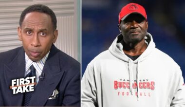 FIRST TAKE | Fire Todd Bowles before Bucs missing playoff - Stephen A. on Buccaneers fall to Falcons