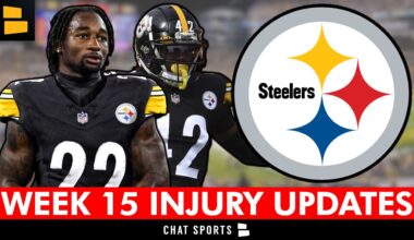Steelers News: James Pierre OUT For Monday Night Football, Asante Samuel Jr. Gets His 1st Start