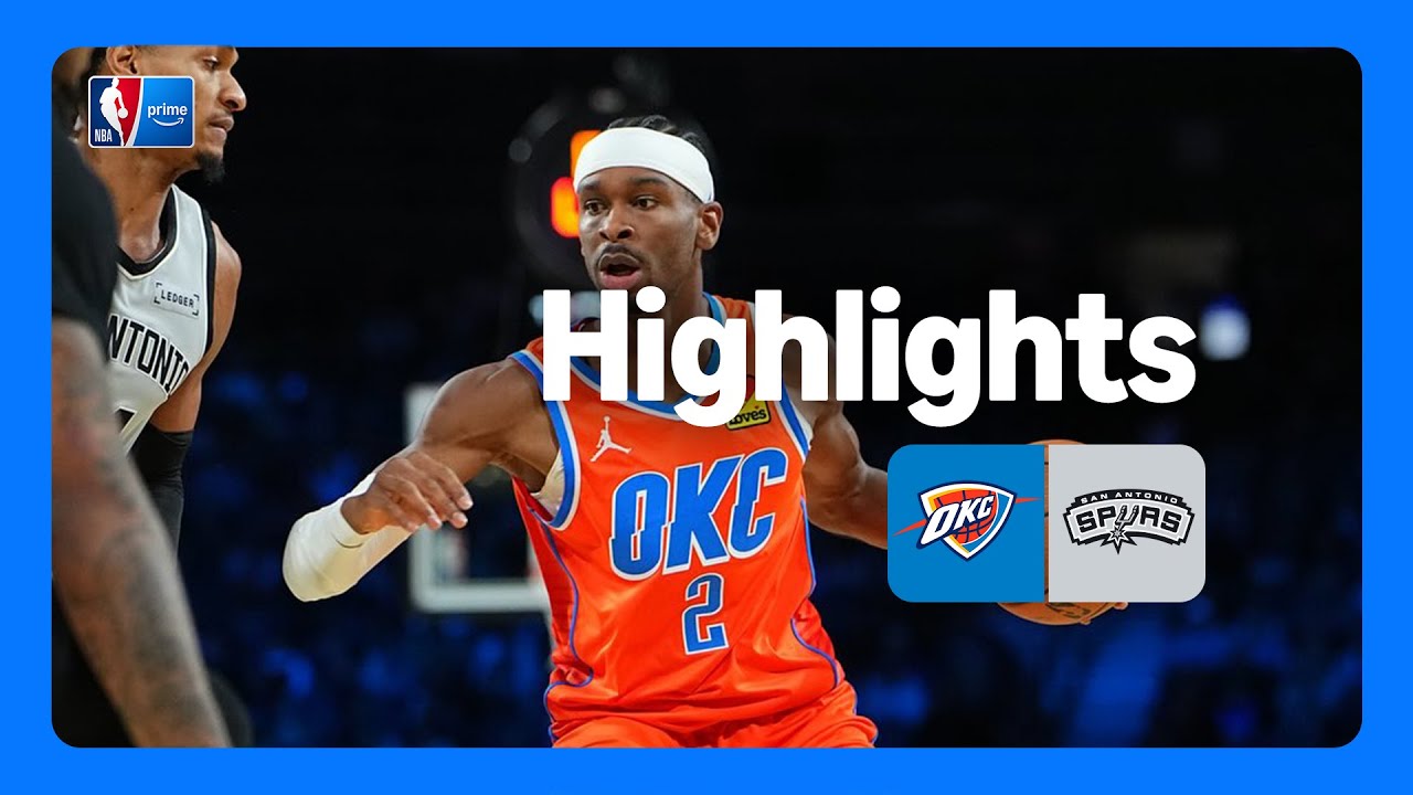 Oklahoma City Thunder vs. San Antonio Spurs | Komplettes NBA Cup-Highlight-Video | 14. Dezember 2025