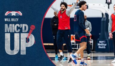 Will Riley Mic'd Up | Washington Wizards Practice