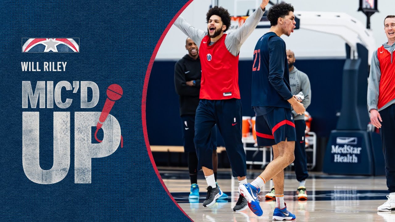 Will Riley Mic'd Up | Washington Wizards Practice