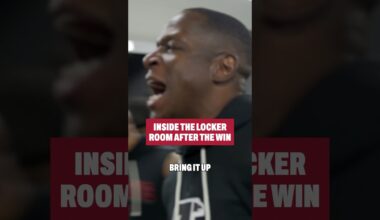 Locker room vibes after the DUB in Tampa Bay #nfl #atlantafalcons #falcons