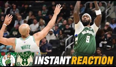 INSTANT REACTION: Celtics' winning streak snapped by Giannis-less Bucks in disappointing Loss