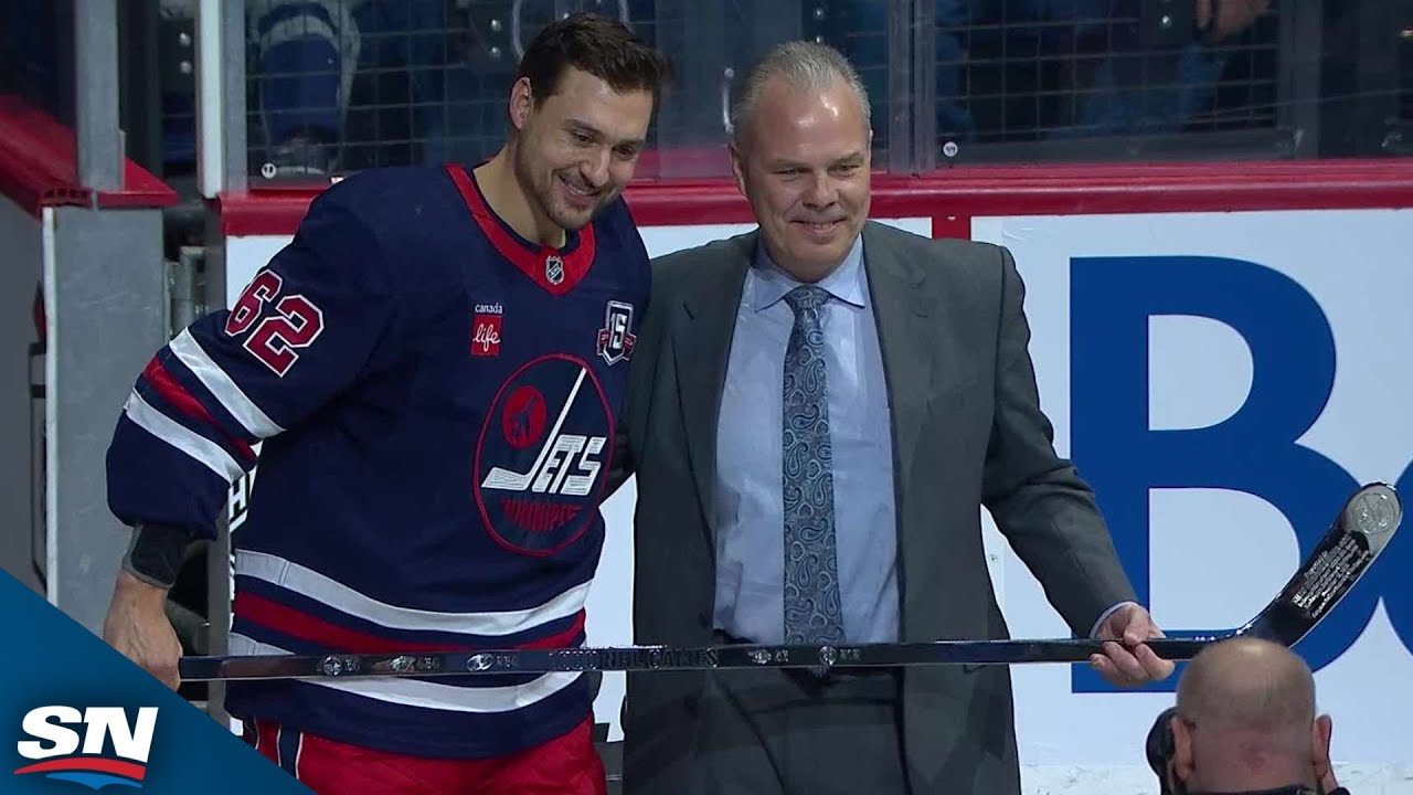 Jets Honour Nino Niederreiter Ahead Of 1,000th NHL Game