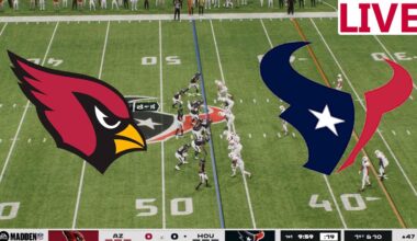 🔴LIVE 🔴Arizona Cardinals vs Houston Texans/ NFL Week 15 /Madden NFL 26
