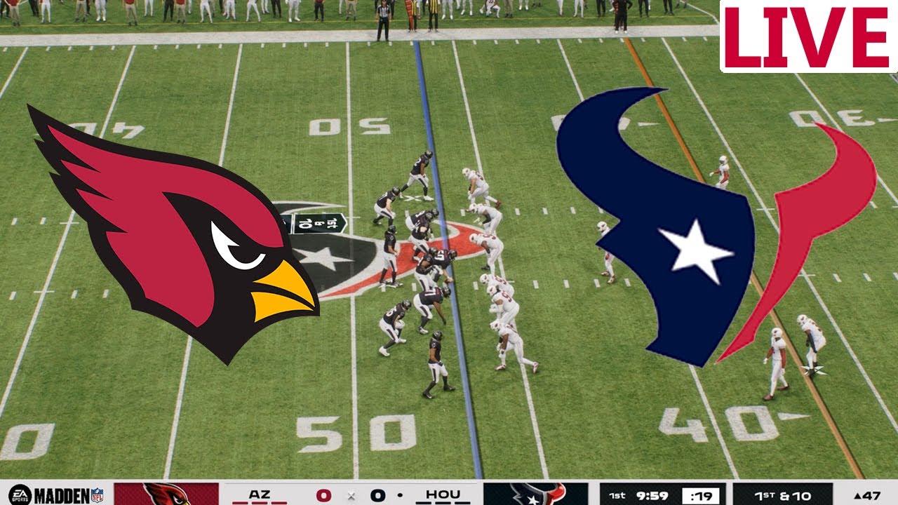 🔴LIVE 🔴Arizona Cardinals vs Houston Texans/ NFL Week 15 /Madden NFL 26