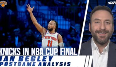 Ian Begley reacts to Knicks win over Orlando, sending them to NBA Cup Final