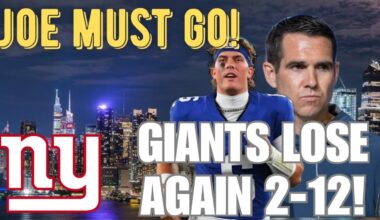 New York Giants Lose Again  Clown Show in Full Effect  Fire Joe Schoen