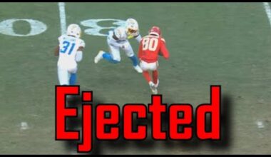 Player EJECTED for this hit | Kansas City Chiefs Vs Los Angeles Chargers