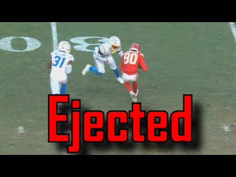 Player EJECTED for this hit | Kansas City Chiefs Vs Los Angeles Chargers