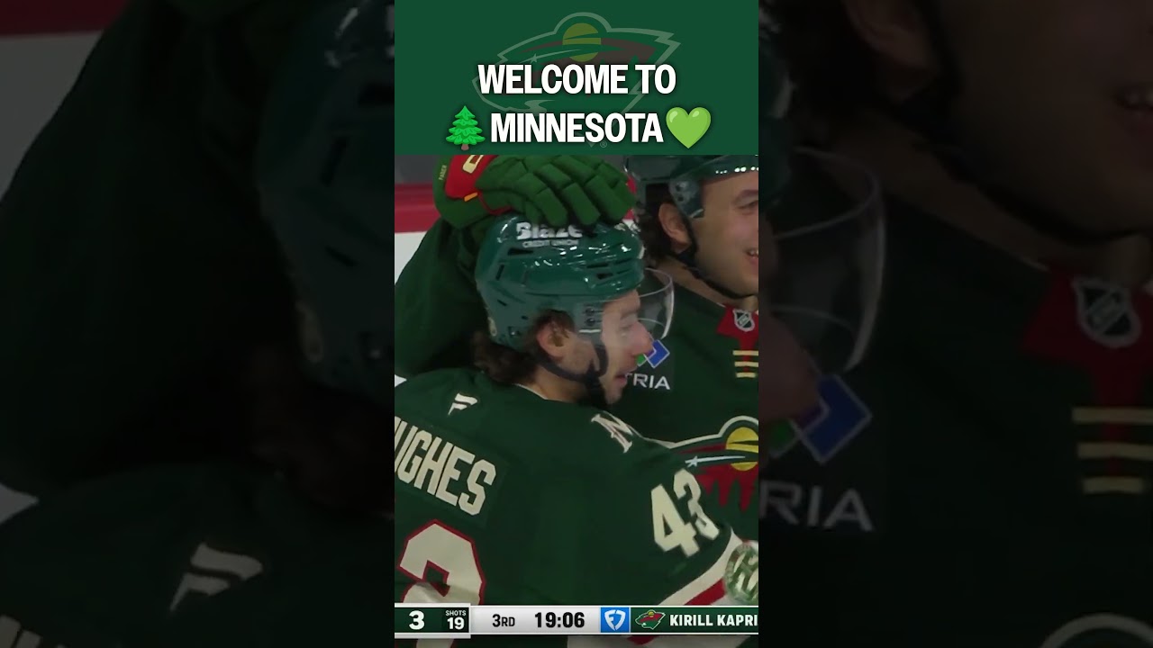 Welcome to Minnesota, Quinn Hughes!! 🚨💚