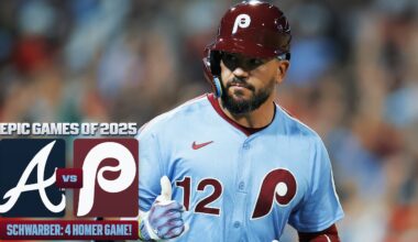 FULL GAME: Kyle Schwarber CRUSHES FOUR HOMERS and had chance for No. 5! 💣💣💣💣❌ (Braves vs. Phillies)