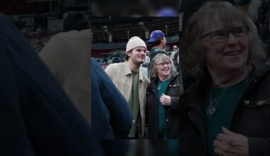 The Toronto game was a special one for Sam Dickinson. #hockey #nhl #sharks