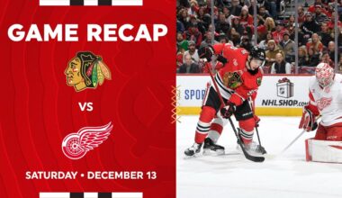 Blackhawks vs. Red Wings Game Highlights | 12.13.25