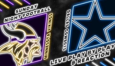 Vikings vs Cowboys Live Play by Play & Reaction