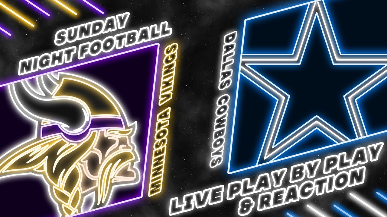 Vikings vs Cowboys Live Play by Play & Reaction