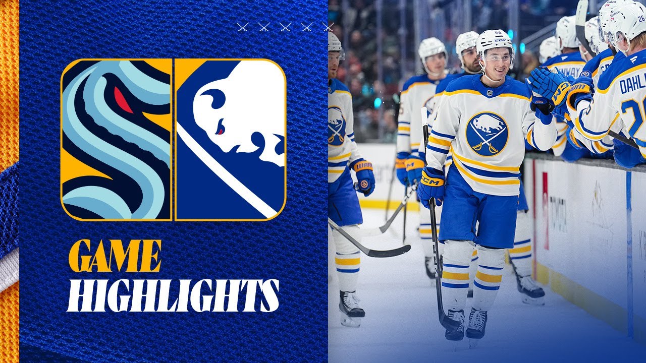 Tage Thompson Continues Scoring Streak In Buffalo Sabres Win Over Seattle Kraken | Highlights
