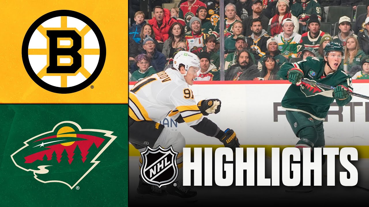 Bruins vs. Wild | NHL Highlights | December 14, 2025