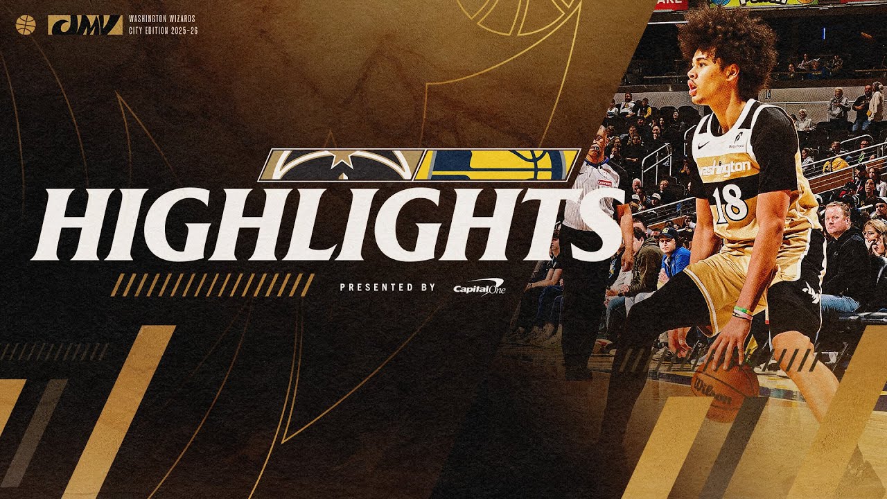 Highlights: Washington Wizards at Indiana Pacers | 12.14.25