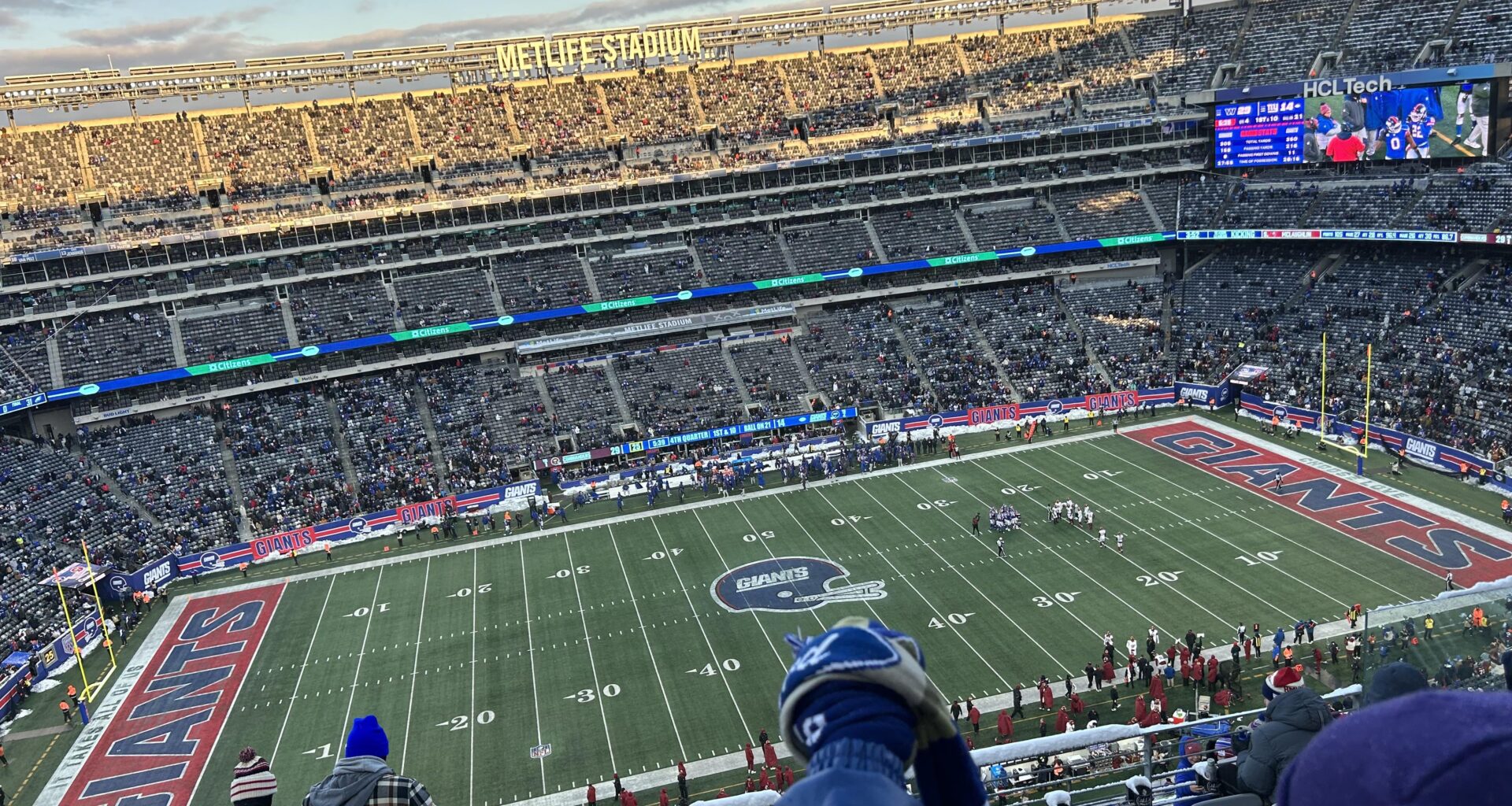 The question was how empty…