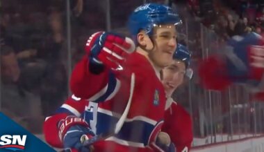 Canadiens' Ivan Demidov Rifles Short-Side Snipe Bar Down Vs. Oilers