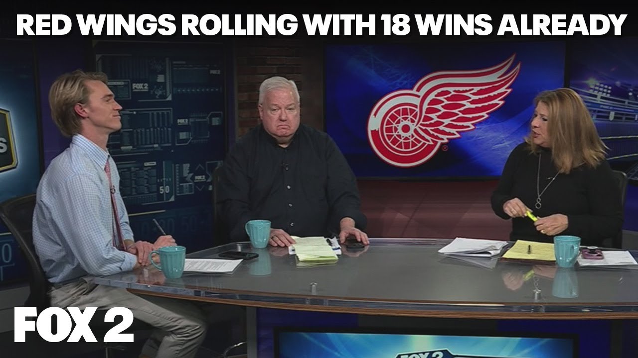 Detroit Red Wings close out road trip hot, have 18 wins on the season