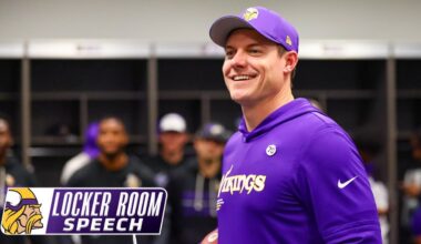 Kevin O’Connell’s Locker Room Speech After Minnesota Vikings Win Over Dallas Cowboys