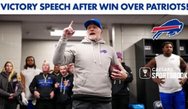 Exclusive Access | Postgame Victory Speech Following Win Over Patriots!