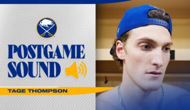 "Very Resilient By Our Group" | Tage Thompson After Buffalo Sabres Defeat Seattle Kraken 3-1