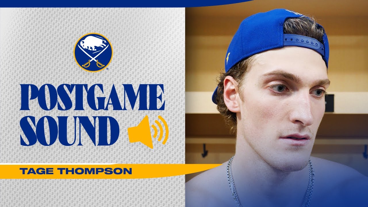 "Very Resilient By Our Group" | Tage Thompson After Buffalo Sabres Defeat Seattle Kraken 3-1