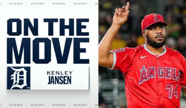 Kenley Jansen reportedly signs with Tigers! 🐅 (24 saves away from 500 career saves!)
