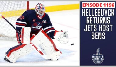 Winnipeg Jets host Ottawa Senators tonight, Connor Hellebuyck returns