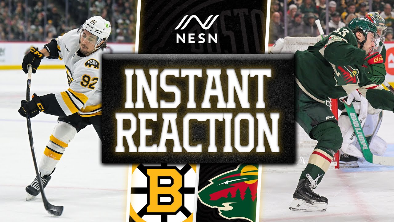 INSTANT REACTION: Bruins Fall to Wild in Minnesota