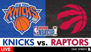 Knicks vs. Raptors Livestream, Stats, Play by Play, Highlights | NBA Cup Stream