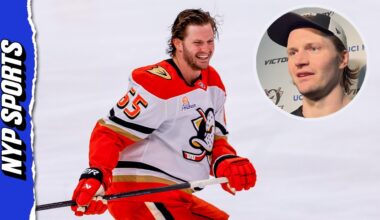 Jacob Trouba talks returning to New York ahead of matchup with Rangers