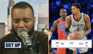 ESPN reacts to Wemby & Spurs snap Thunder's 16-game win streak to advance to the cup finals