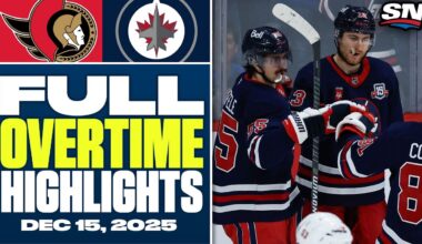 Ottawa Senators at Winnipeg Jets | FULL Overtime Highlights - December 15, 2025
