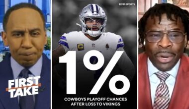FIRST TAKE | "Dallas wasted a brilliant season for Dak!" - Stephen A.: Cowboys' playoff hope is OVER