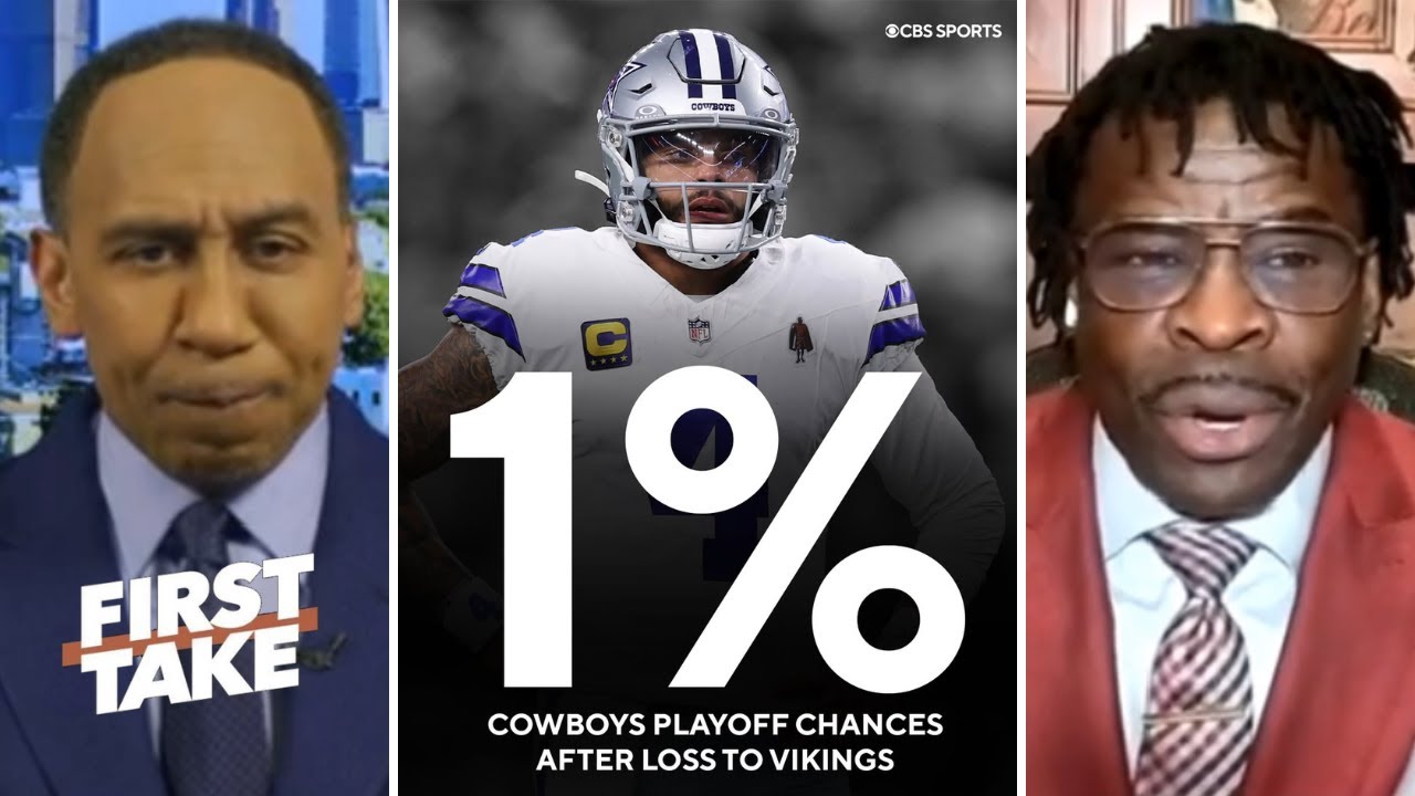 FIRST TAKE | "Dallas wasted a brilliant season for Dak!" - Stephen A.: Cowboys' playoff hope is OVER