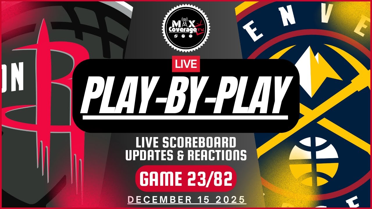 🔴LIVE - Houston Rockets vs Denver Nuggets - Play-By-Play & Reactions (12/15/25)