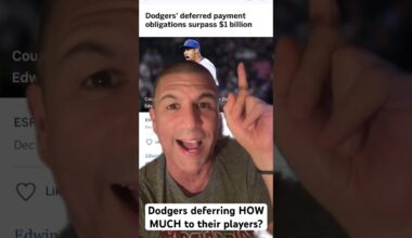 How INSANE That The Dodgers Are Deferring Over A BILLION DOLLARS TO Their Players?