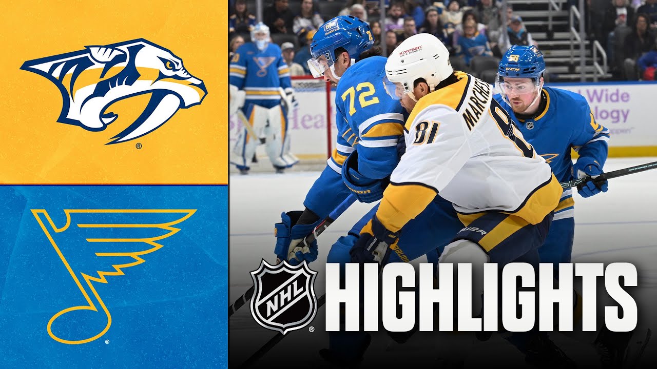Predators vs. Blues | NHL Highlights | December 15, 2025
