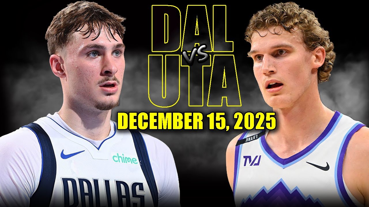 Dallas Mavericks vs Utah Jazz Full Game Highlights – December 15, 2025 | NBA Season