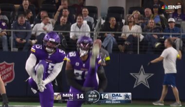 Minnesota Vikings Top Plays vs. Dallas Cowboys in Week 15 During 2025 NFL Regular Season