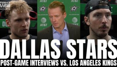 Mikko Rantanen, Matt Duchene, Casey DeSmith & Glen Gulutzan Recap Dallas Stars Win vs. LA Kings