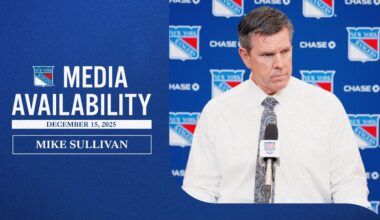NYR vs ANA: Mike Sullivan Postgame Media Availability | Dec. 15, 2025