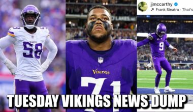 Minnesota Vikings News Dump (12.16.2025) | Greenard Done, Darrisaw Week-to-Week, JJ Gram