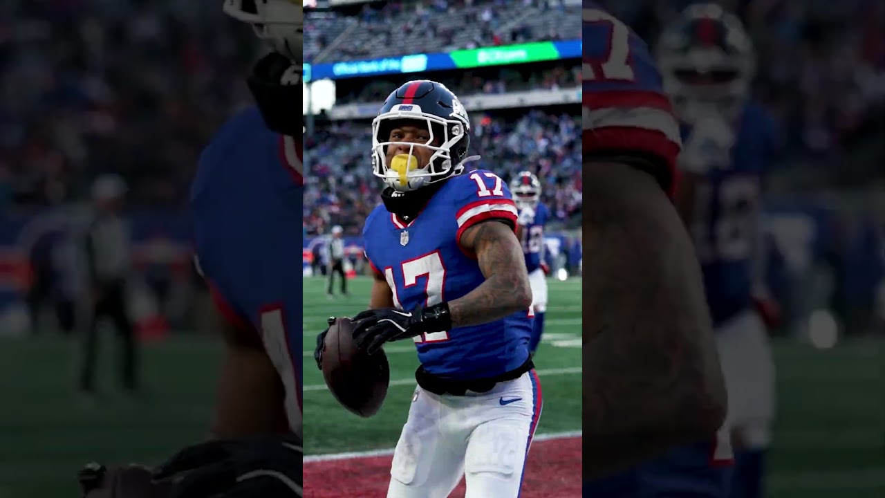 "That route was filthy" 🔥😮‍💨 #giants #micdup #jaxsondart #wandalerobinson #highlights #football #nfl